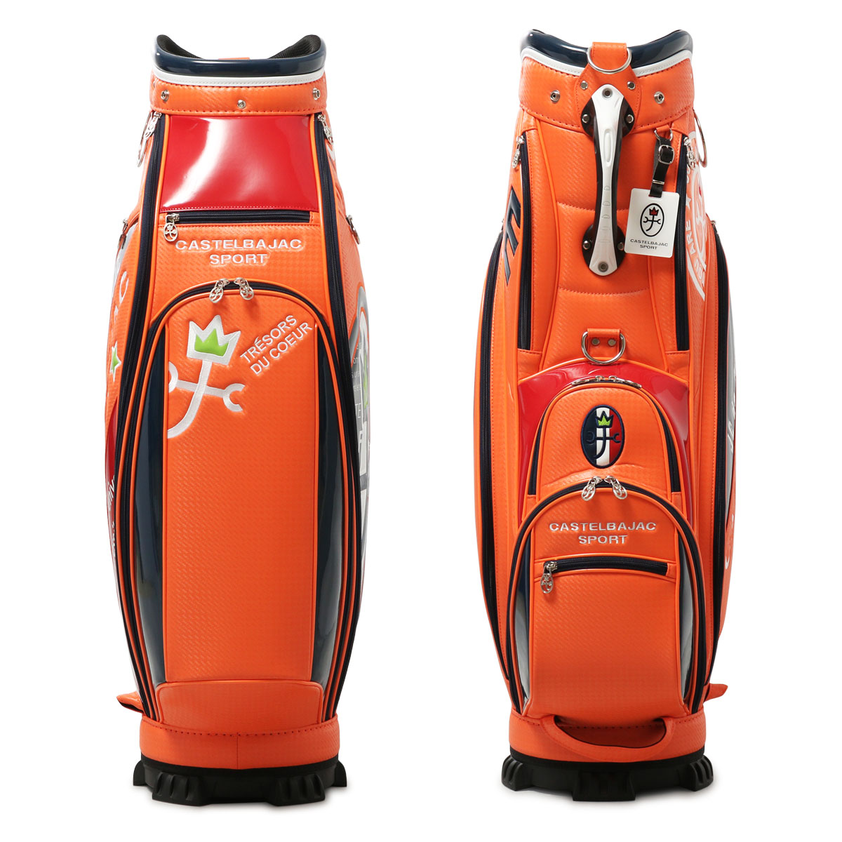 楽天市場】カステルバジャック ゴルフ キャディバッグ カート型 5分割