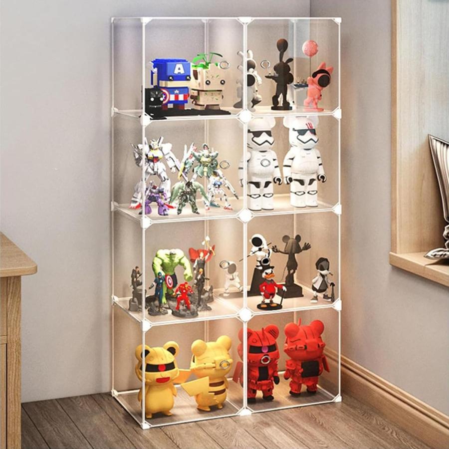 楽天市場】フィギュアラック 大容量 HD透明 ディスプレイラック