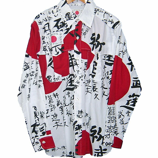 楽天市場】JOHNSONS LA ROCKA! KANJI Shirt ラロッカ 武運長久 日の丸