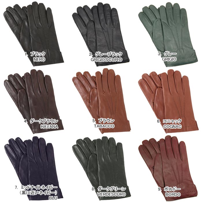 楽天市場】【 送料無料 】イタリア製 革手袋 カシミヤライナー 5サイズ