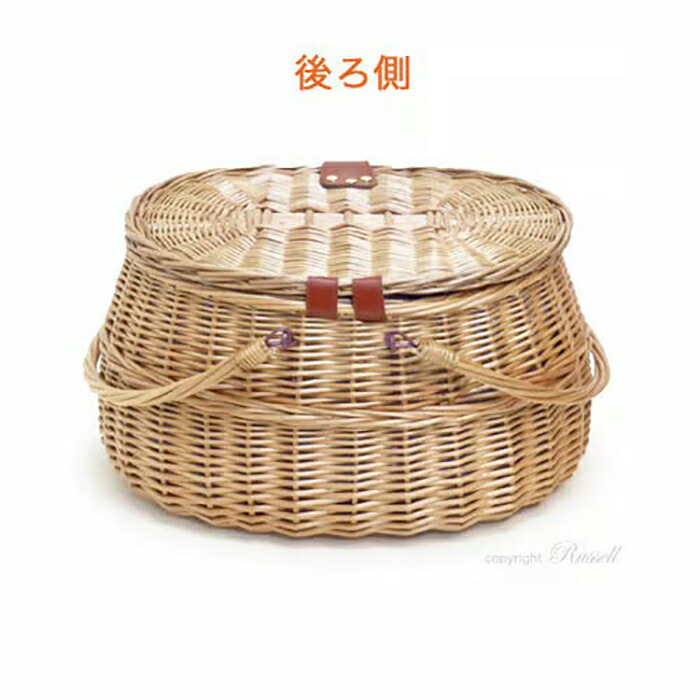 楽天市場】品番800-L 内布付き ハンドル付き かごバスケット【かごのお