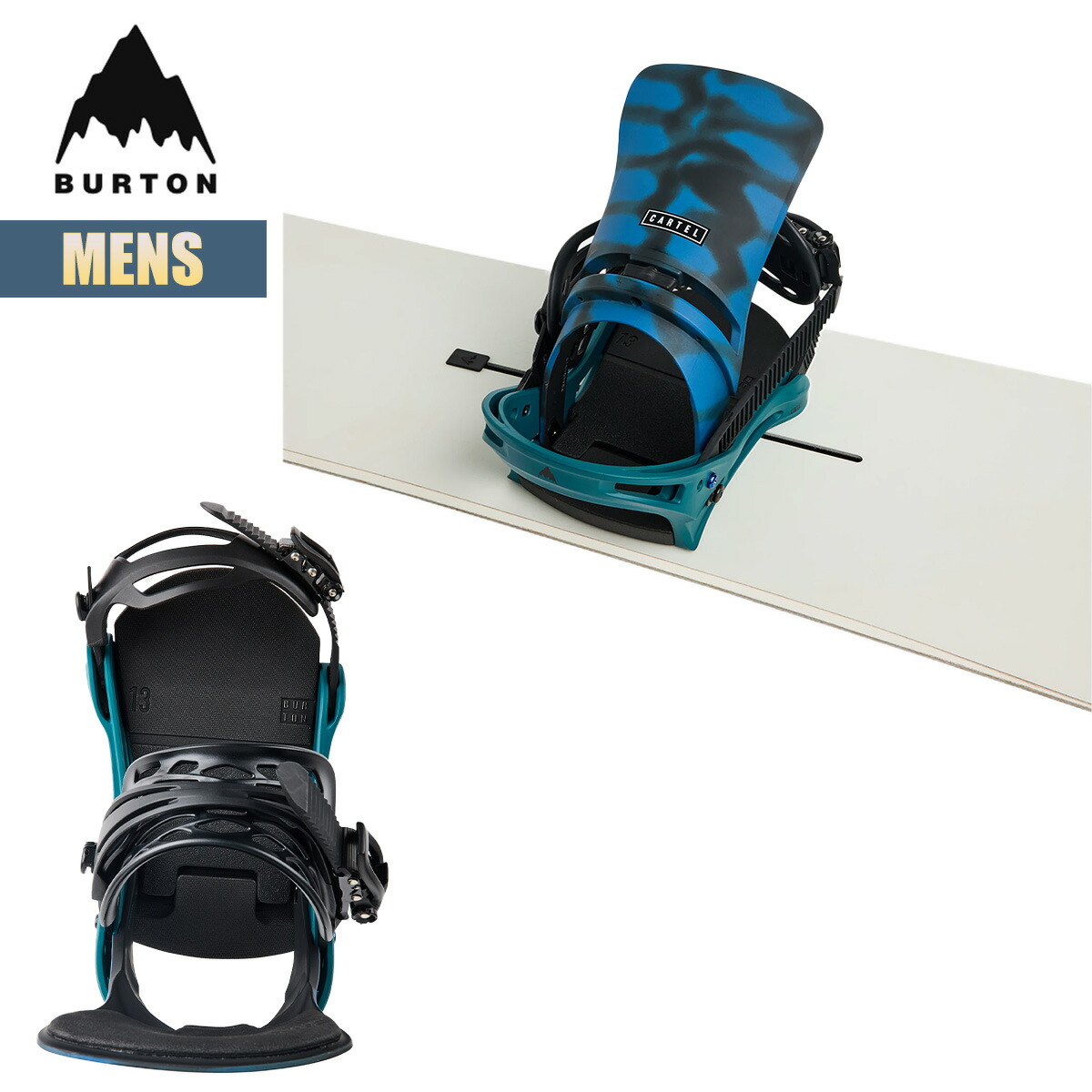 楽天市場】【2月20日限定P10倍】バートン ビンディング メンズ 25-26