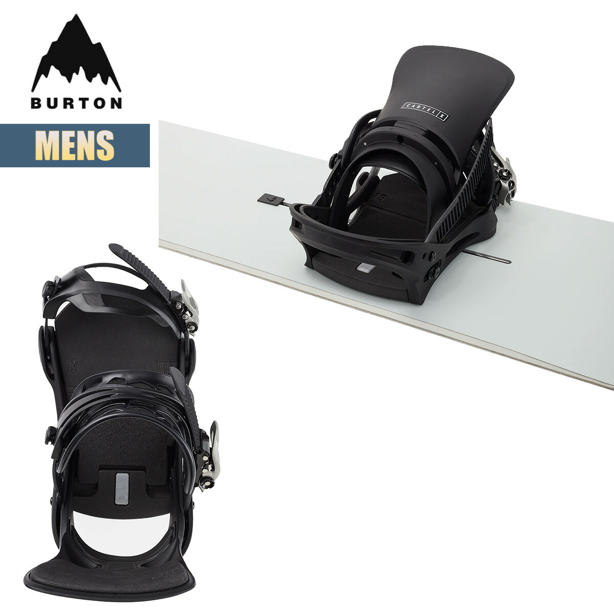 楽天市場】【2月21日限定P10倍】バートン ビンディング メンズ 25-26