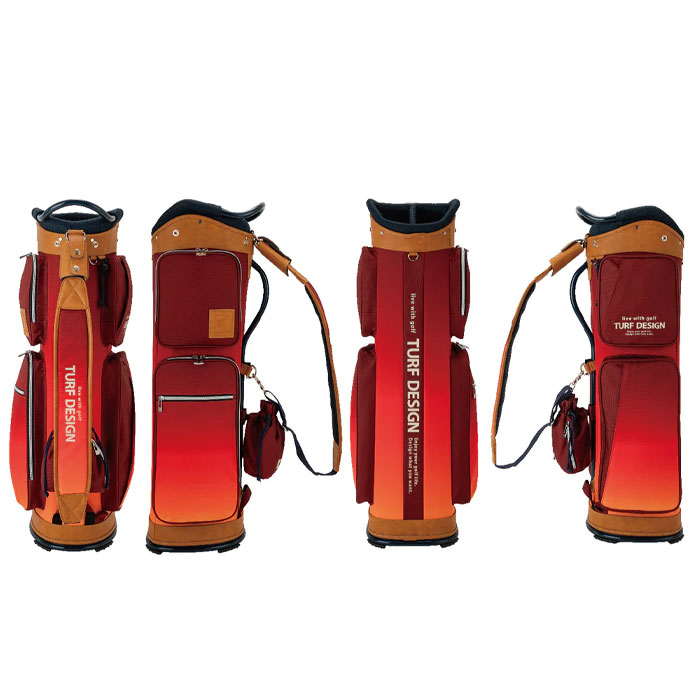 楽天市場】ターフデザイン 9.5型 キャディバッグ グラデーションカラー