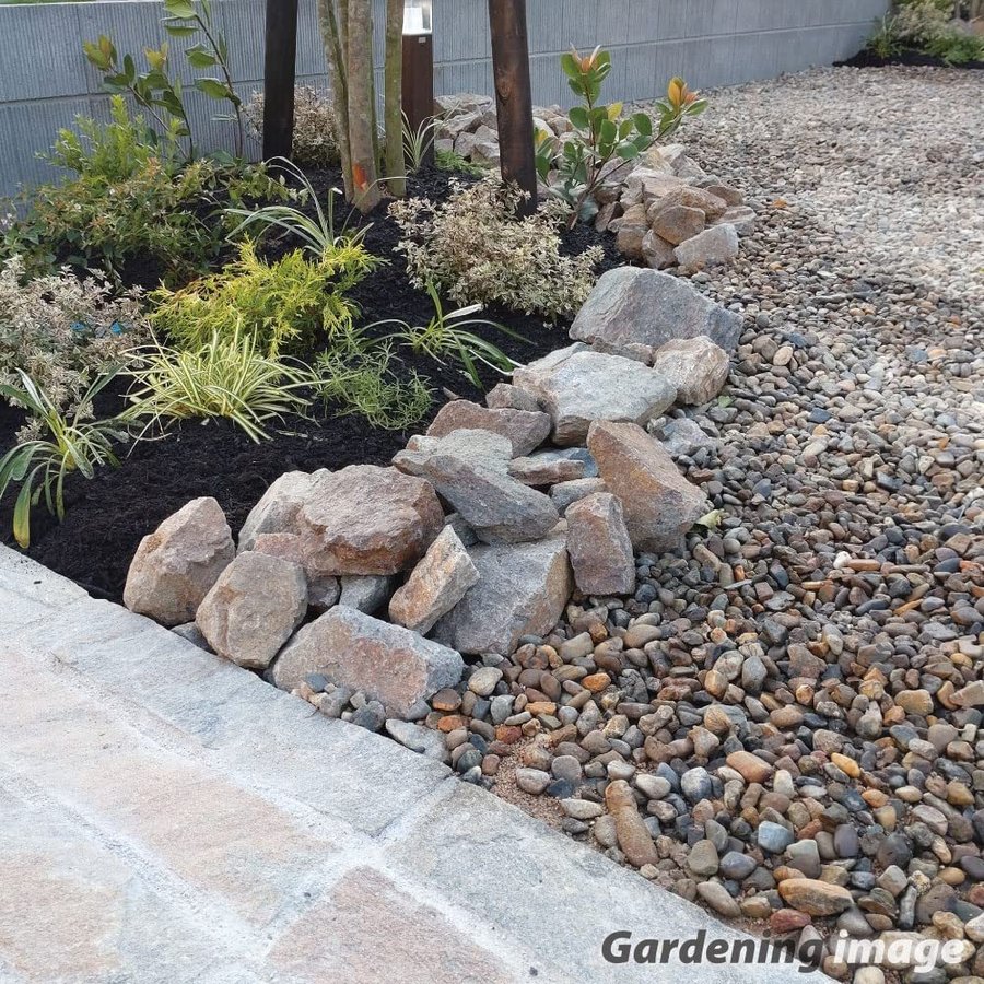 楽天市場】＼10％OFFクーポン有／庭石 大きめ ロックガーデン 石 割