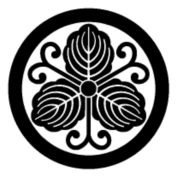楽天市場】□家紋□「柏紋」 [丸に三つ柏][丸に蔓柏][三つ柏][蔓柏][細