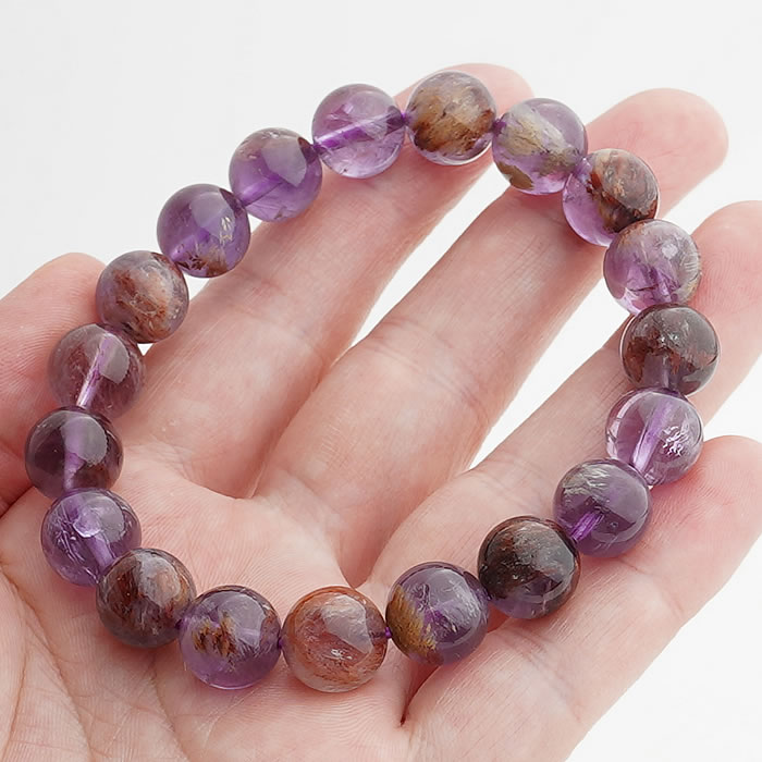 楽天市場】ガーデンアメジストAAA 庭園紫水晶 10mm ブレスレット