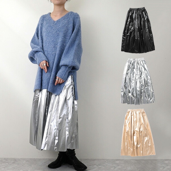 楽天市場】プリーツスカート ロングスカート スカート マキシ