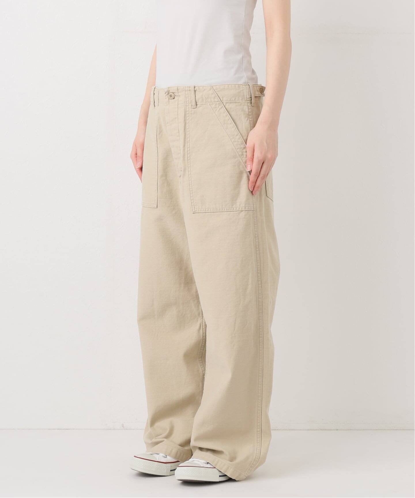 FRAMeWORK｜≪一部カラーWEB限定≫ミリタリースラブバックサテン