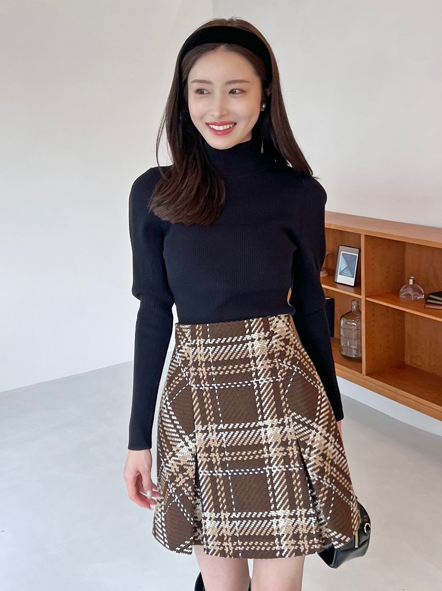 SNIDEL｜Sustainableロービングチェックミニスカート | Rakuten