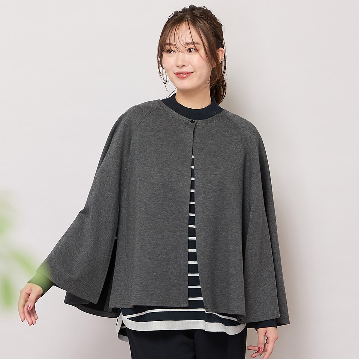 DOUDOU｜ウーレットポンチョ風アウター | Rakuten Fashion(楽天