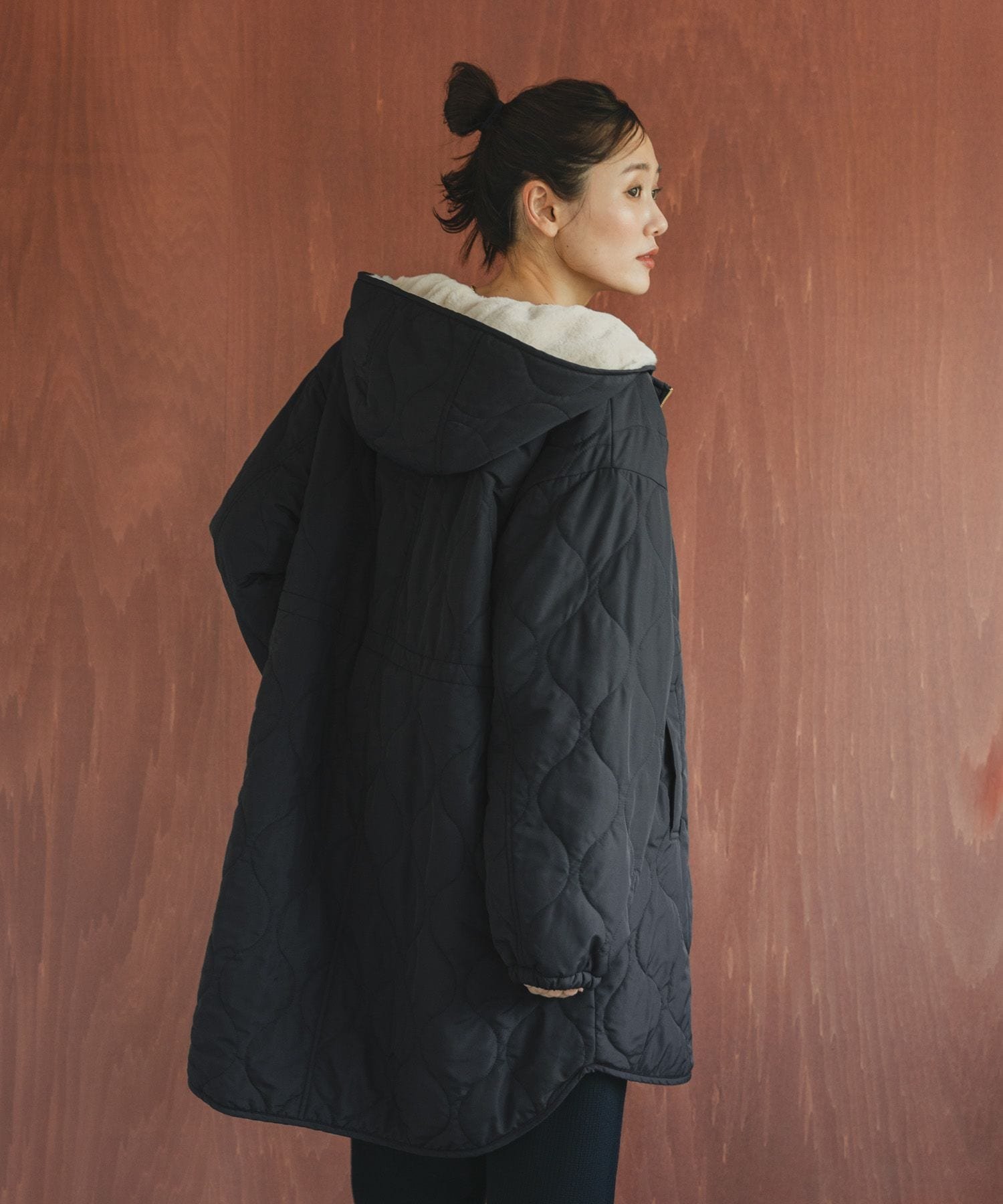 GLOBAL WORK｜撥水キルトファーコート/499671 | Rakuten Fashion(楽天