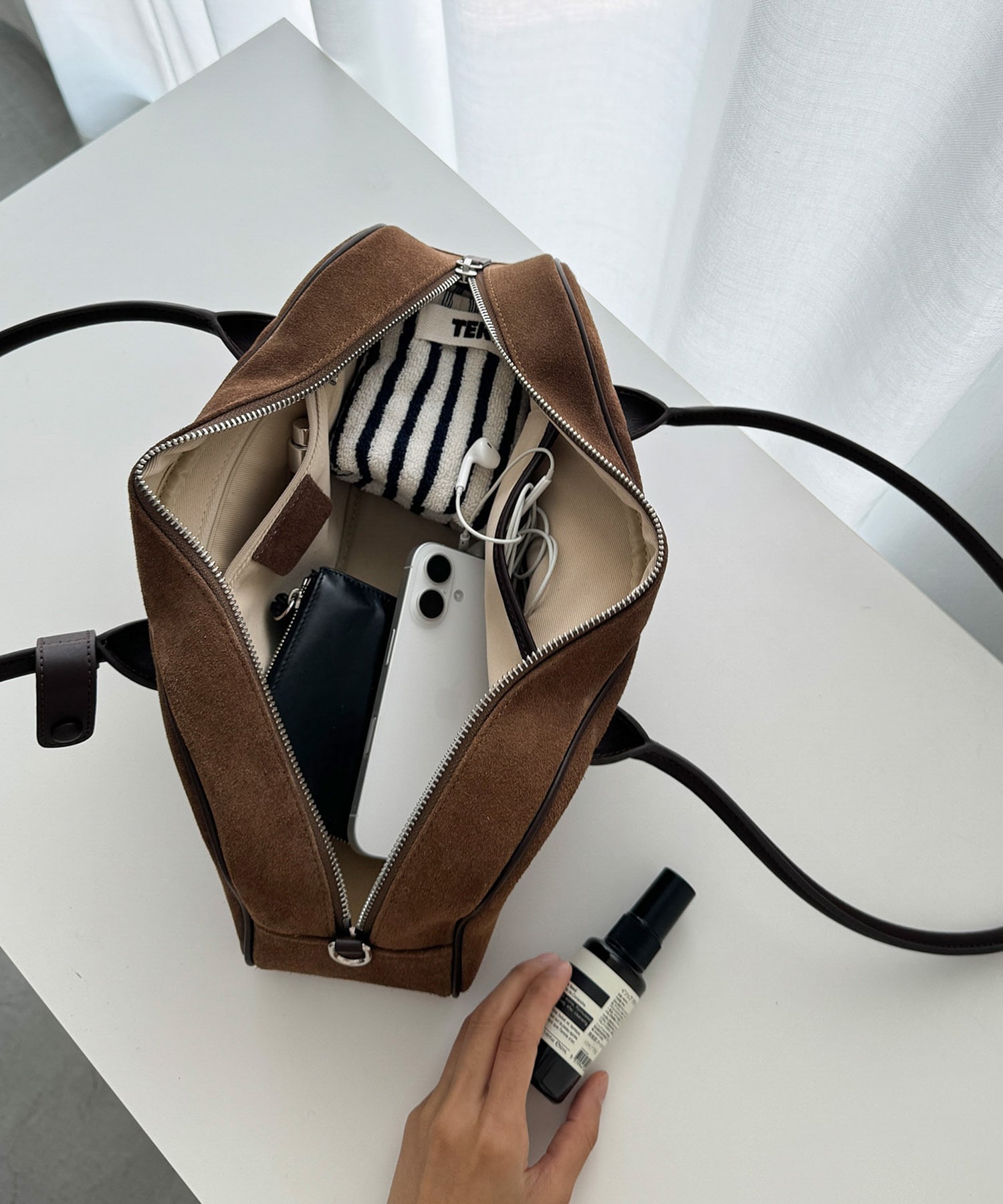 CANAL JEAN｜diggity スウェードボストンバッグ | Rakuten Fashion