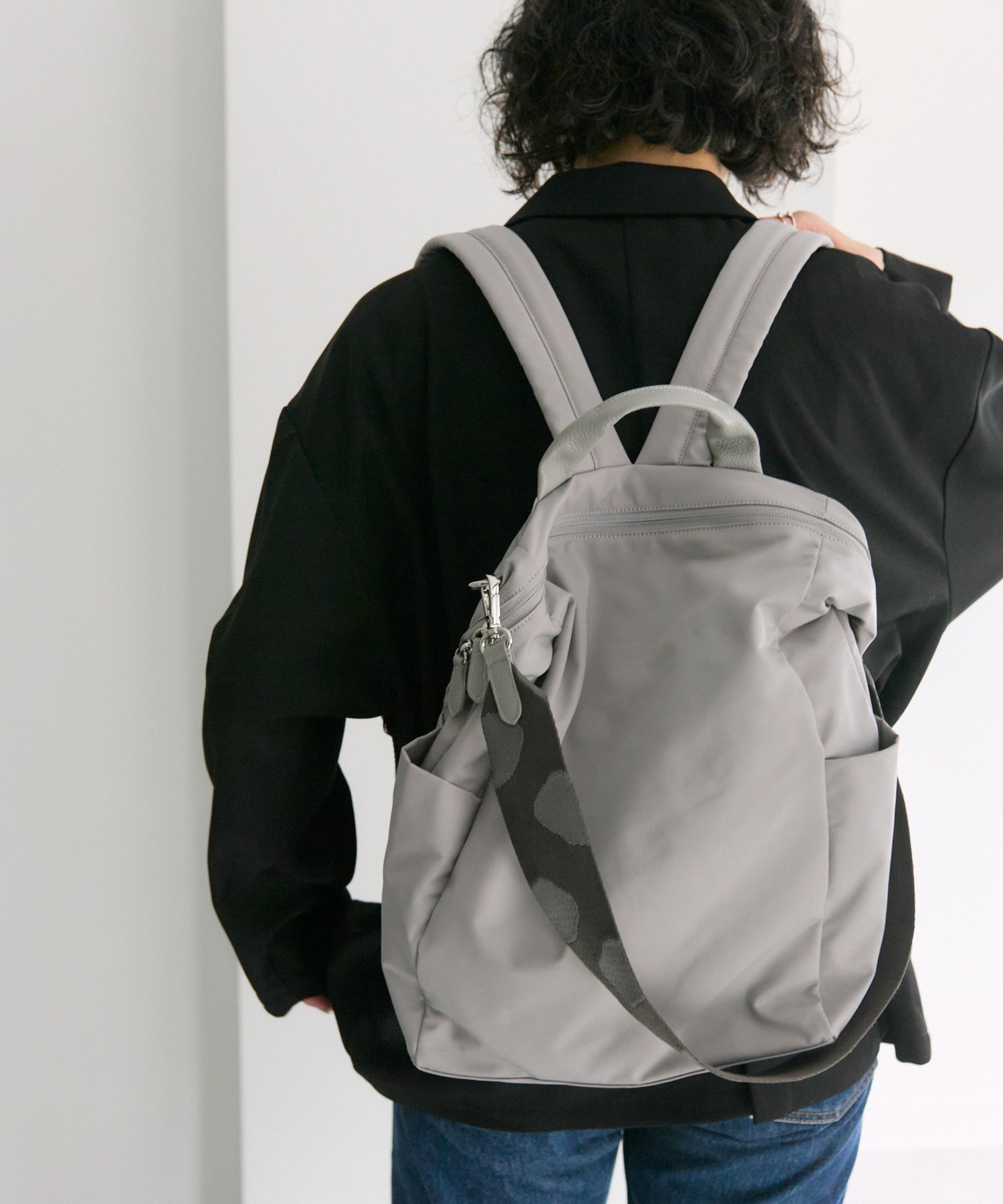 ear PAPILLONNER｜柄ワイドテープリュック&ショルダーバッグ | Rakuten