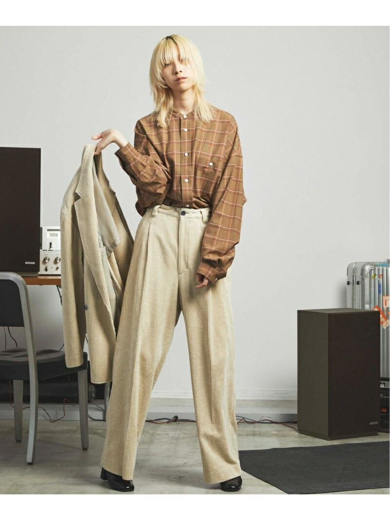 楽天市場】MAISON SPECIAL TAKEMIコーデュロイオーバーサイズダブル