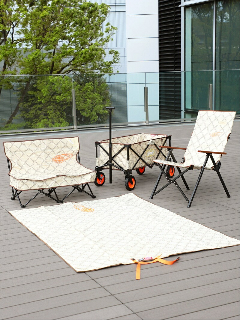 Coleman×BEAMS ダブルチェアー（バンダナ・ホワイト） Coleman x BEAMS