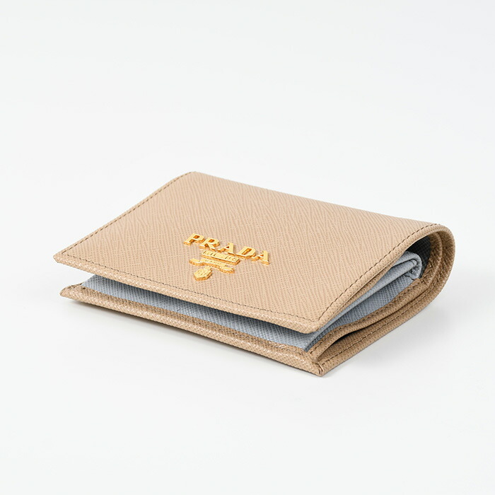 楽天市場】PRADA プラダ 財布 SAFFIANO バイカラー 2つ折り財布 二