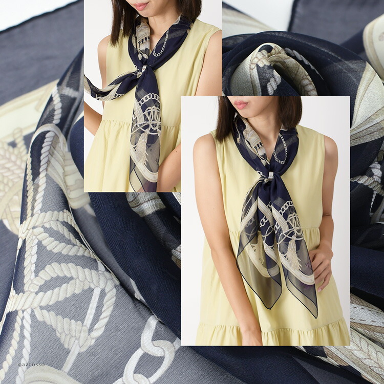 楽天市場】日本製 スカーフ シルク 大判 ミニ 正方形 100% 伝統 横浜