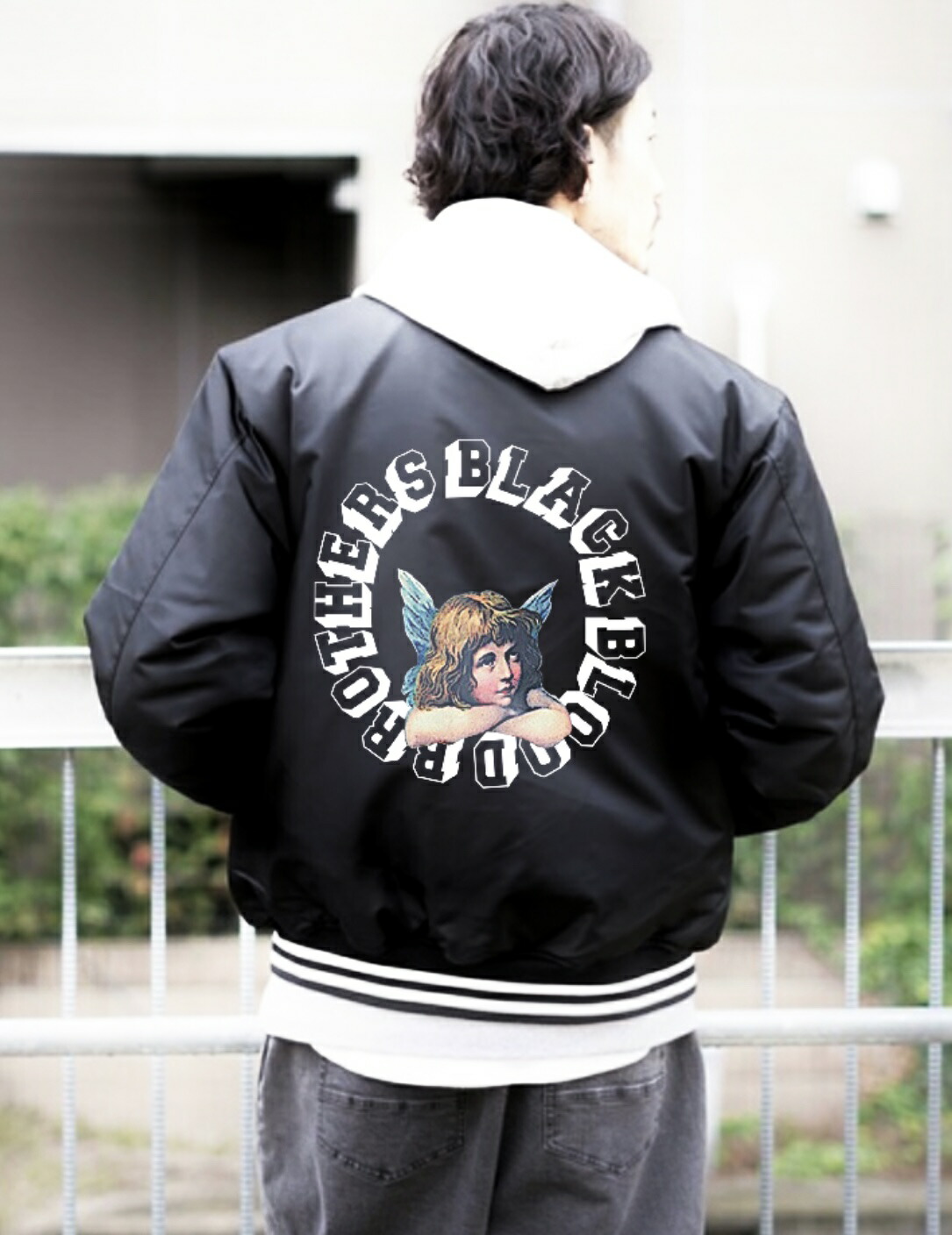 楽天市場】【Black Blood Brothers】スタジアムジャンパー スタジャン