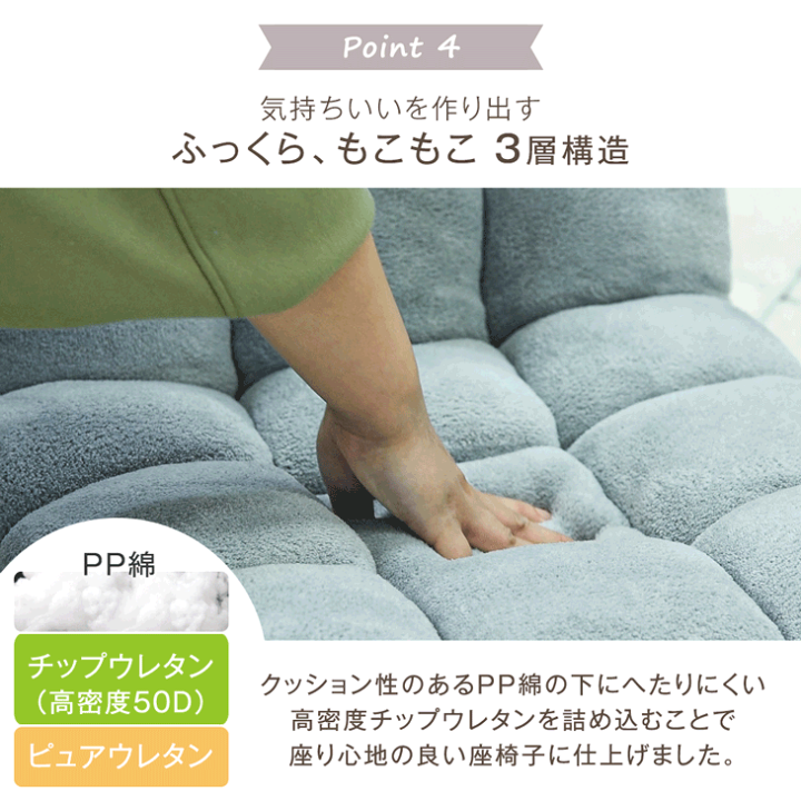 楽天市場】3way 座椅子 超ロング180cm ヘッドリクライニング