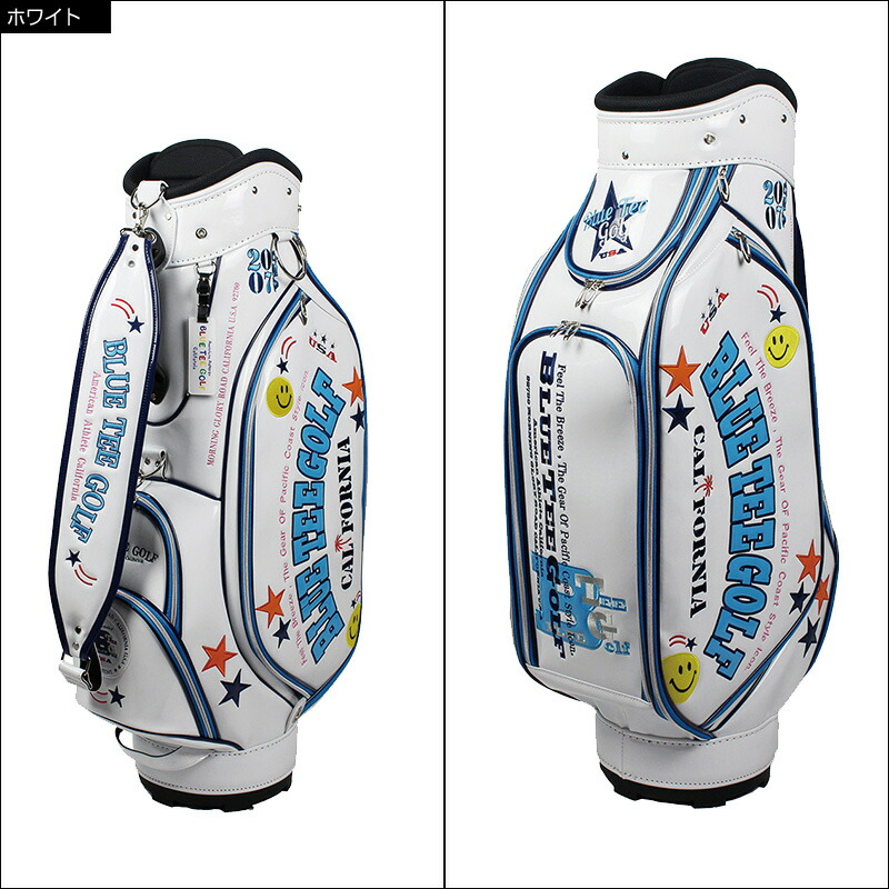 楽天市場】ブルーティーゴルフ 9型 エナメル キャディバッグ BTG-CB