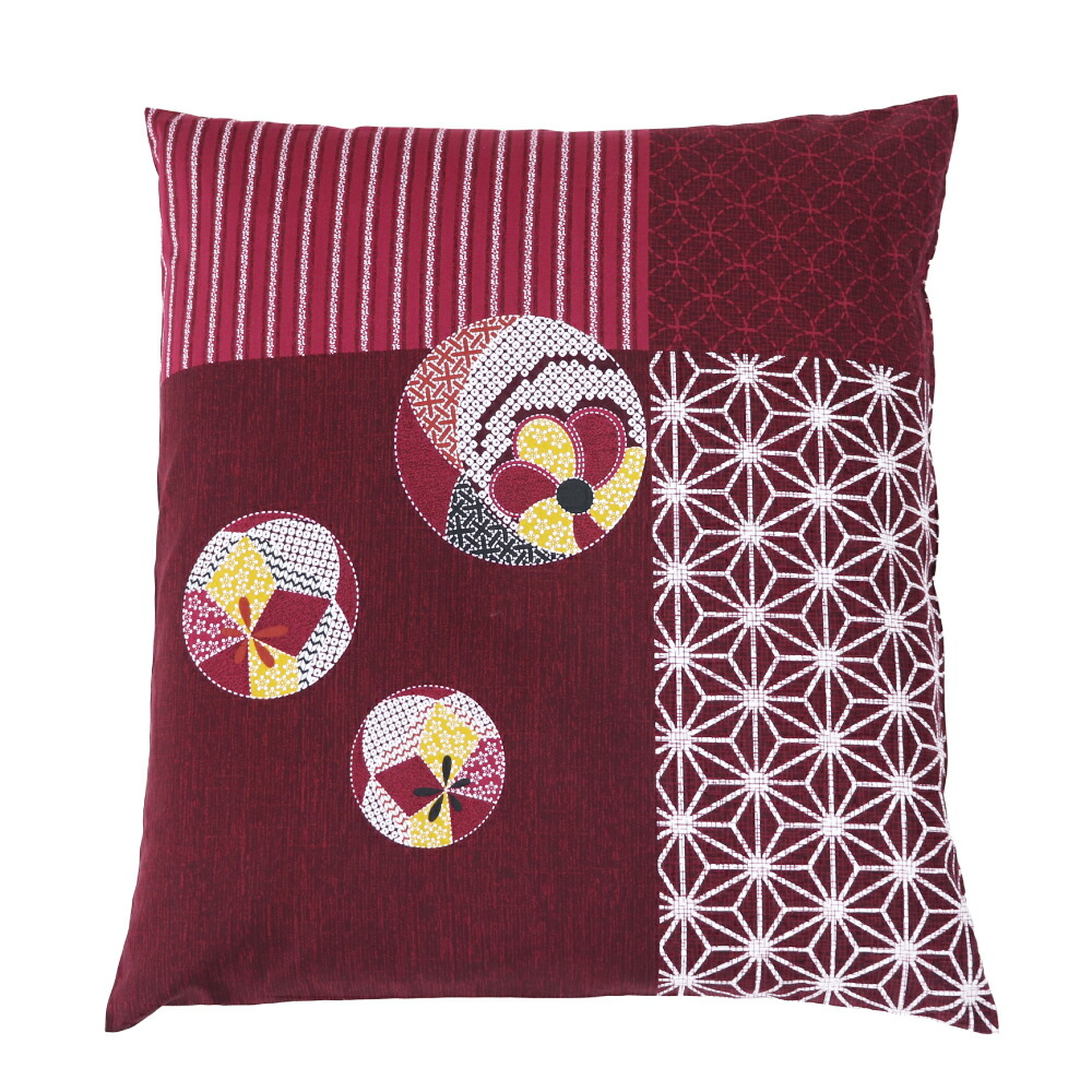 楽天市場】座布団中身と座布団カバーセット 銘仙判 約55×59cm 55x59