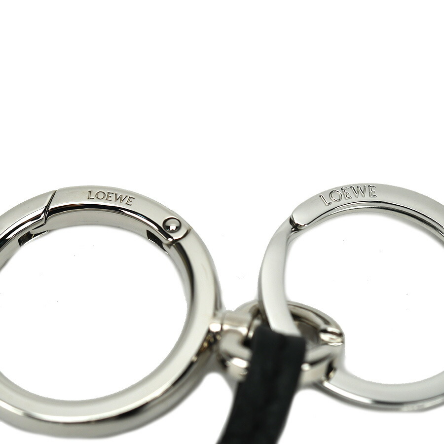 楽天市場】ロエベ LOEWE アナグラム チャーム C821232X02 黒 ブラック