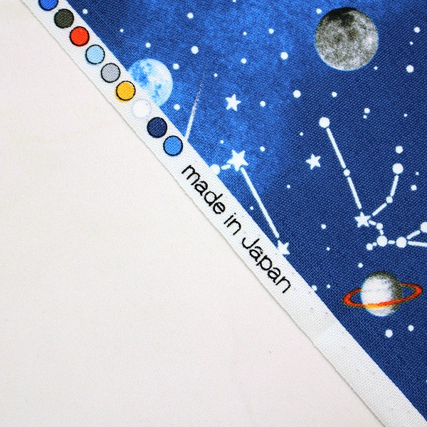 楽天市場】【10cm単位価格】宇宙柄 星と星座 スター ネイビー オックス