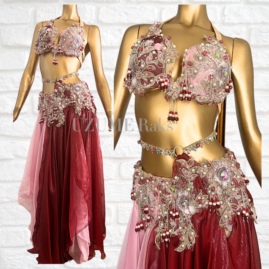 楽天市場】高級 オリエンタル衣装 即納 [デザイナー Amr] ピンク