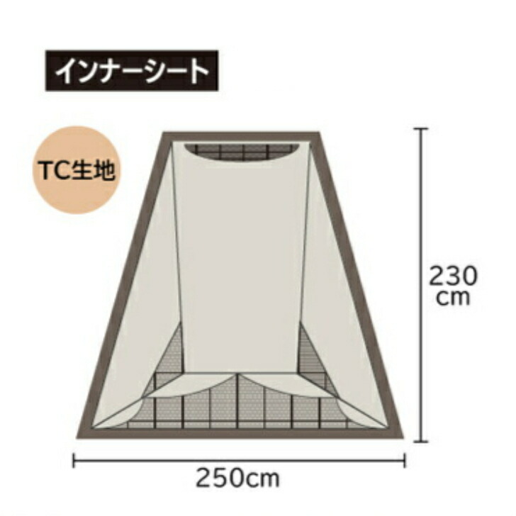 楽天市場】UJack(ユージャック) インナーテントテントインナー