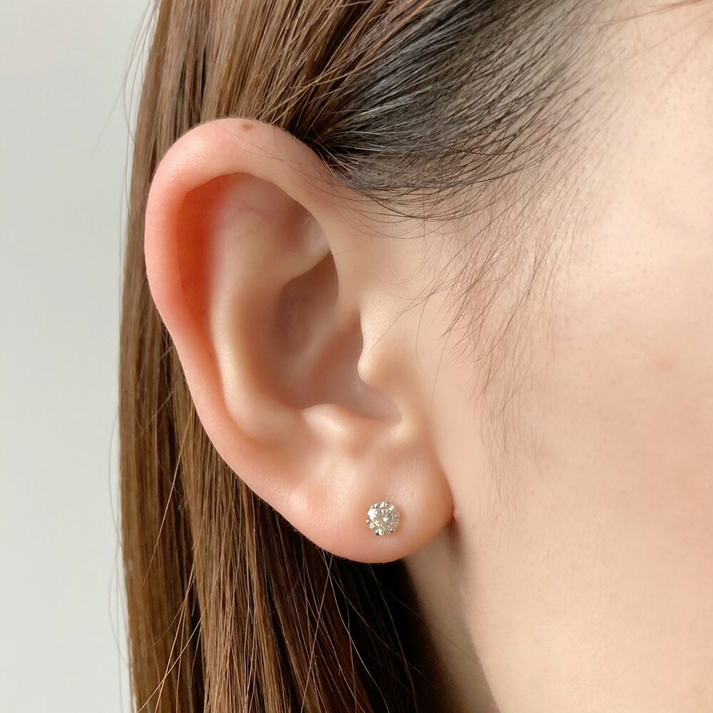 楽天市場】【楽天ランキング1位】 プラチナ PT900 ダイヤモンド ピアス