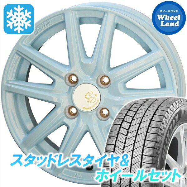 楽天市場】155/65r14 スタッドレス ホイールセット nbox jf3