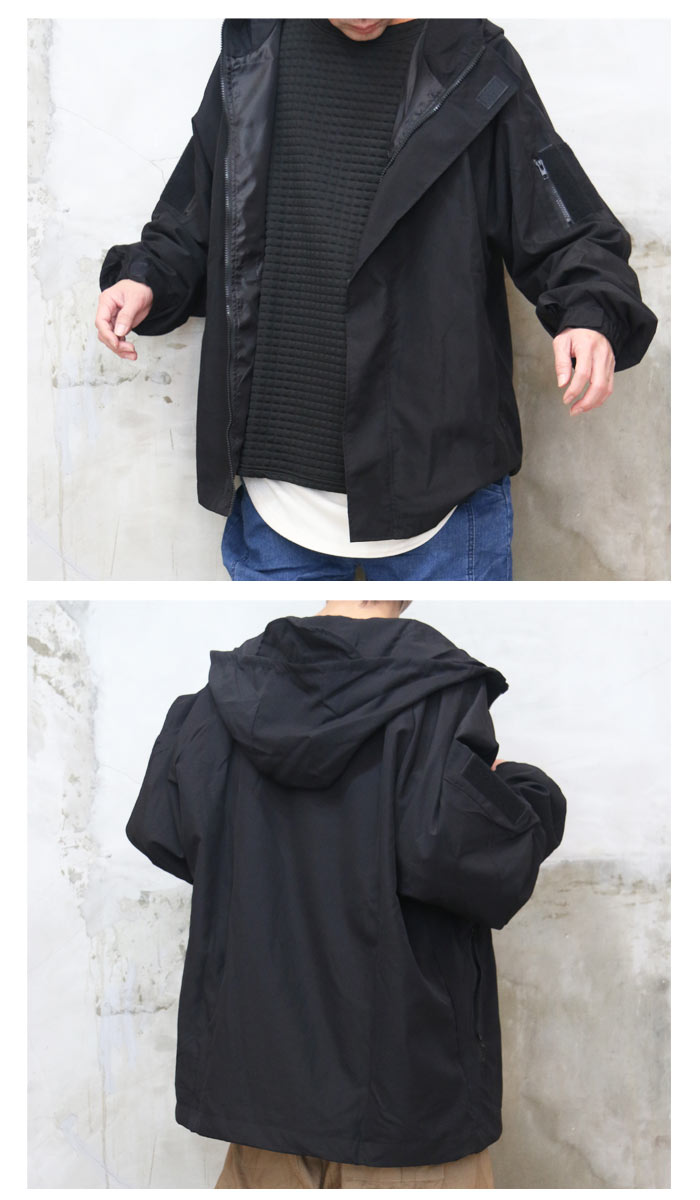 楽天市場】フード付きビッグジャケット メンズ フードジャケット