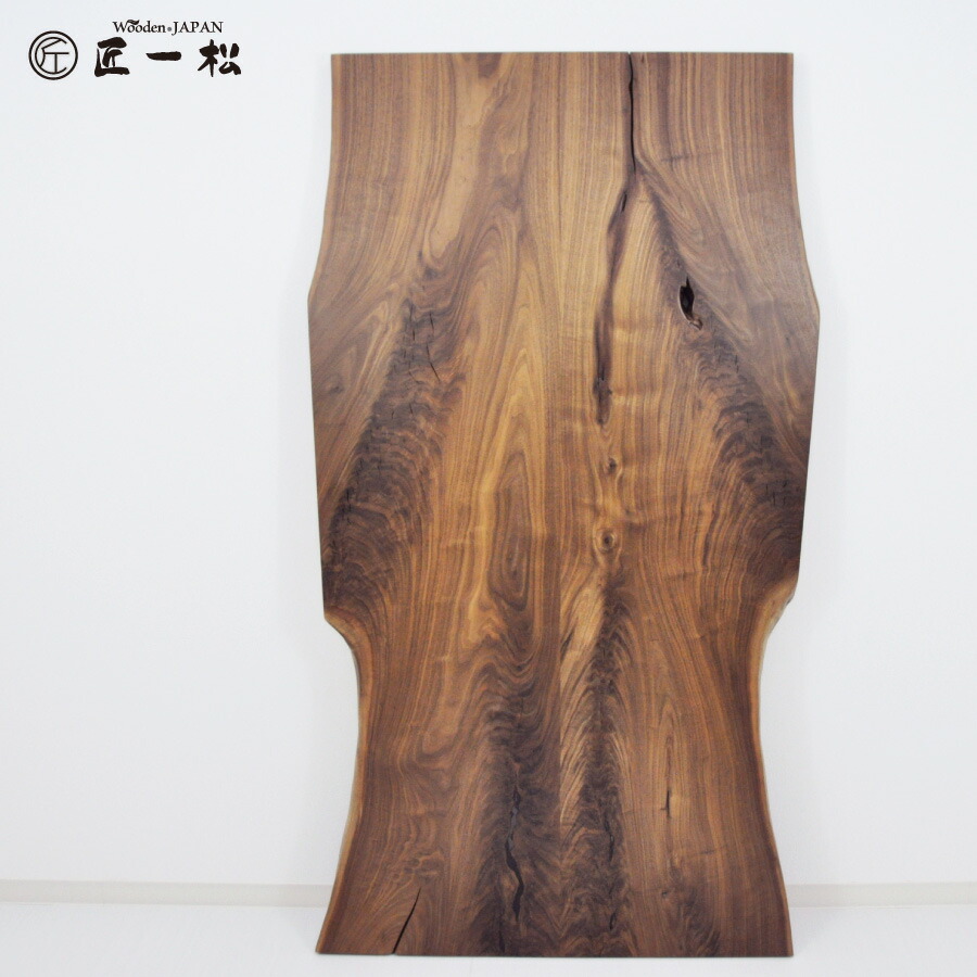 楽天市場】『一枚板 天板 匠一松 ウォールナット ブックマッチ(長さ