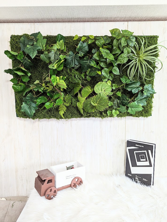 楽天市場】人工観葉植物 壁面緑化 グリーン壁掛け 3タイプよりお選び