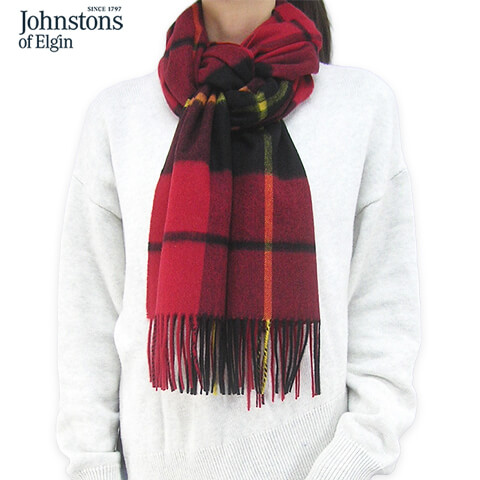 楽天市場】ジョンストンズ Johnstons レディース カシミア100％ 中判