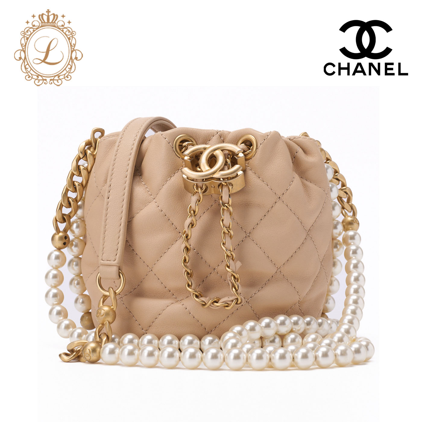 楽天市場】シャネル 巾着 チェーン ショルダーの通販