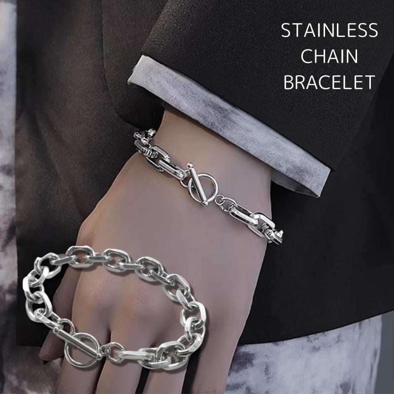 楽天市場】Tバー付き マンテル チェーン ブレスレット 18cm 21cm