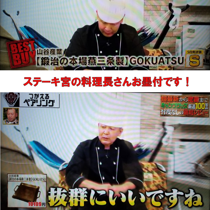 楽天市場】【極厚鉄板Lパーフェクト】【鍛冶の本場燕三条製】GOKUATSU