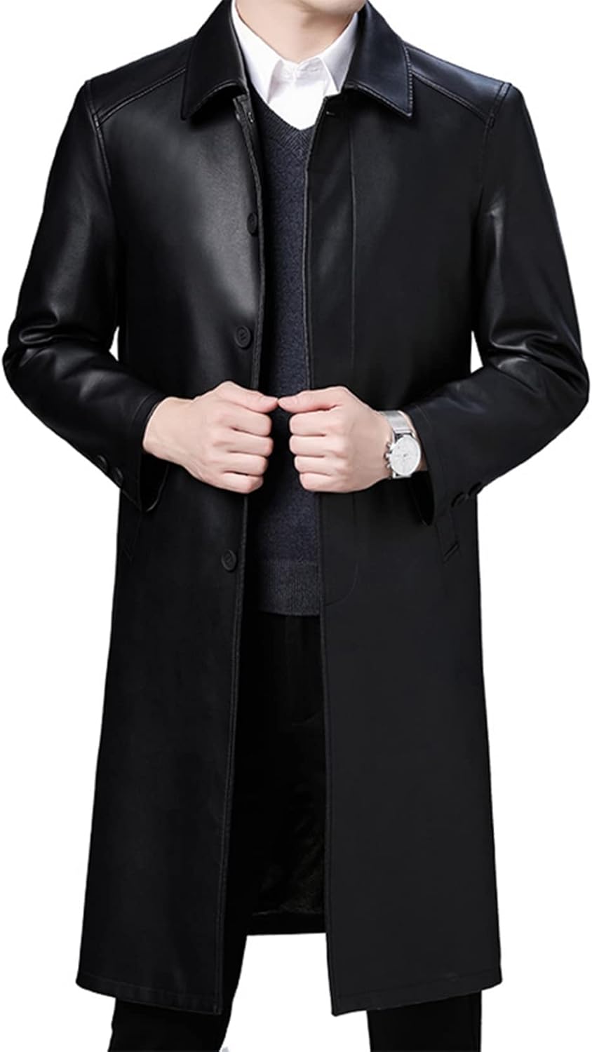 楽天市場】レザージャケット メンズ ロング丈 革ジャン レザーコート