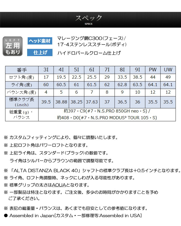 楽天市場】特価価格！【在庫あり！標準シャフト/標準スペック品】ピン