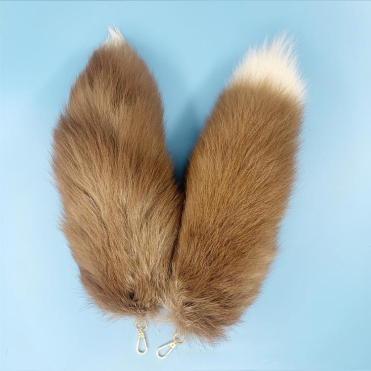 楽天市場】キツネ 毛皮 フェイクファー もふもふ フォックステール