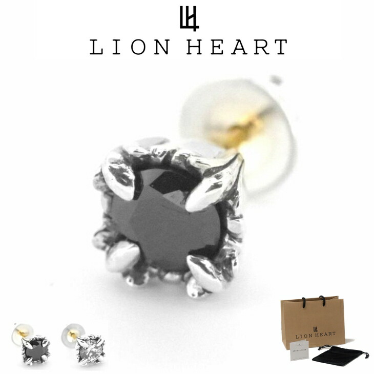楽天市場】ライオンハート ピアス メンズ コマンダーストーン スタッズ