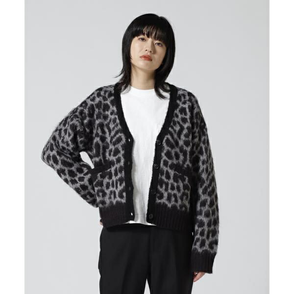 楽天市場】LEOPARD MOHAIR CARDIGAN／レオパードモヘア カーディガン