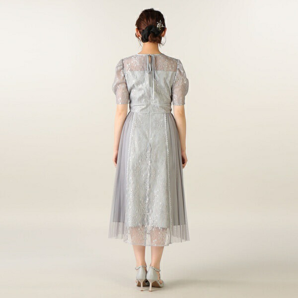 楽天市場】《お呼ばれドレス》サイドチュールレースドレス