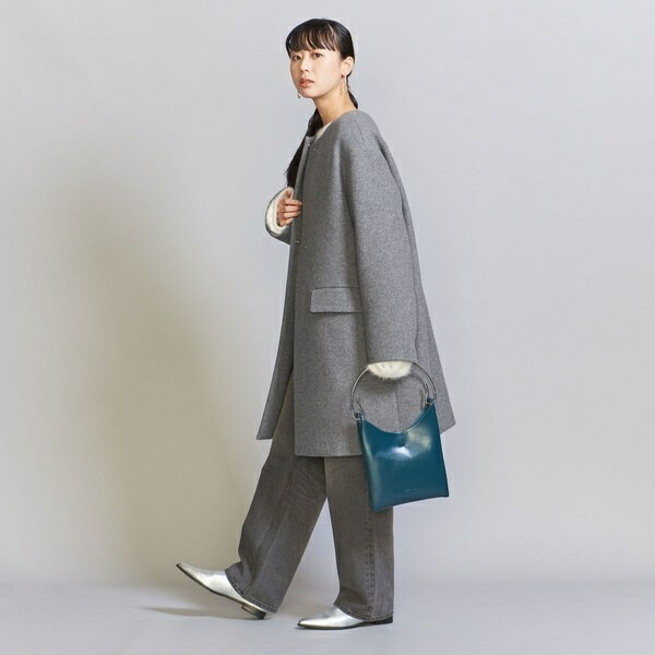 楽天市場】MANTECO ミドル ノーカラーコート／ビューティー＆ユース