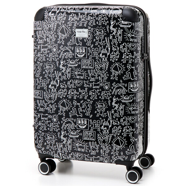 楽天市場】キースヘリング スーツケース 拡張 キャリーケース ハード
