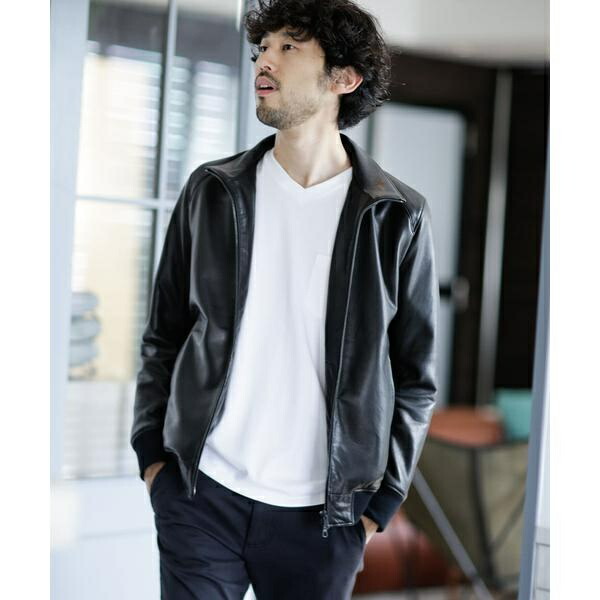 楽天市場】《WEB限定》ラムレザー ボンバージャケット／ナノユニバース