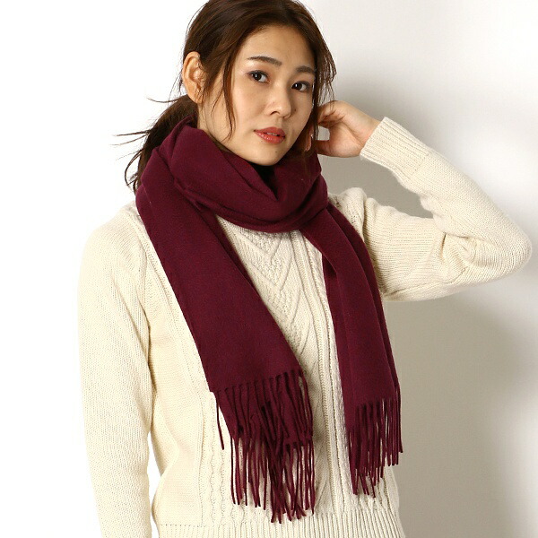 楽天市場】【手洗いOK・選べる11配色】カシミヤ100％紡毛無地ストール