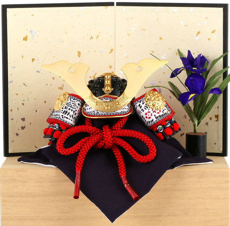 楽天市場】五月人形 兜平飾り 兜飾り 暁山作 江戸甲冑 豆兜 8号 大鍬形